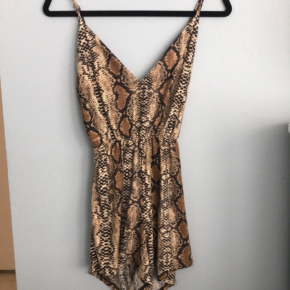 Snakeskin Romper